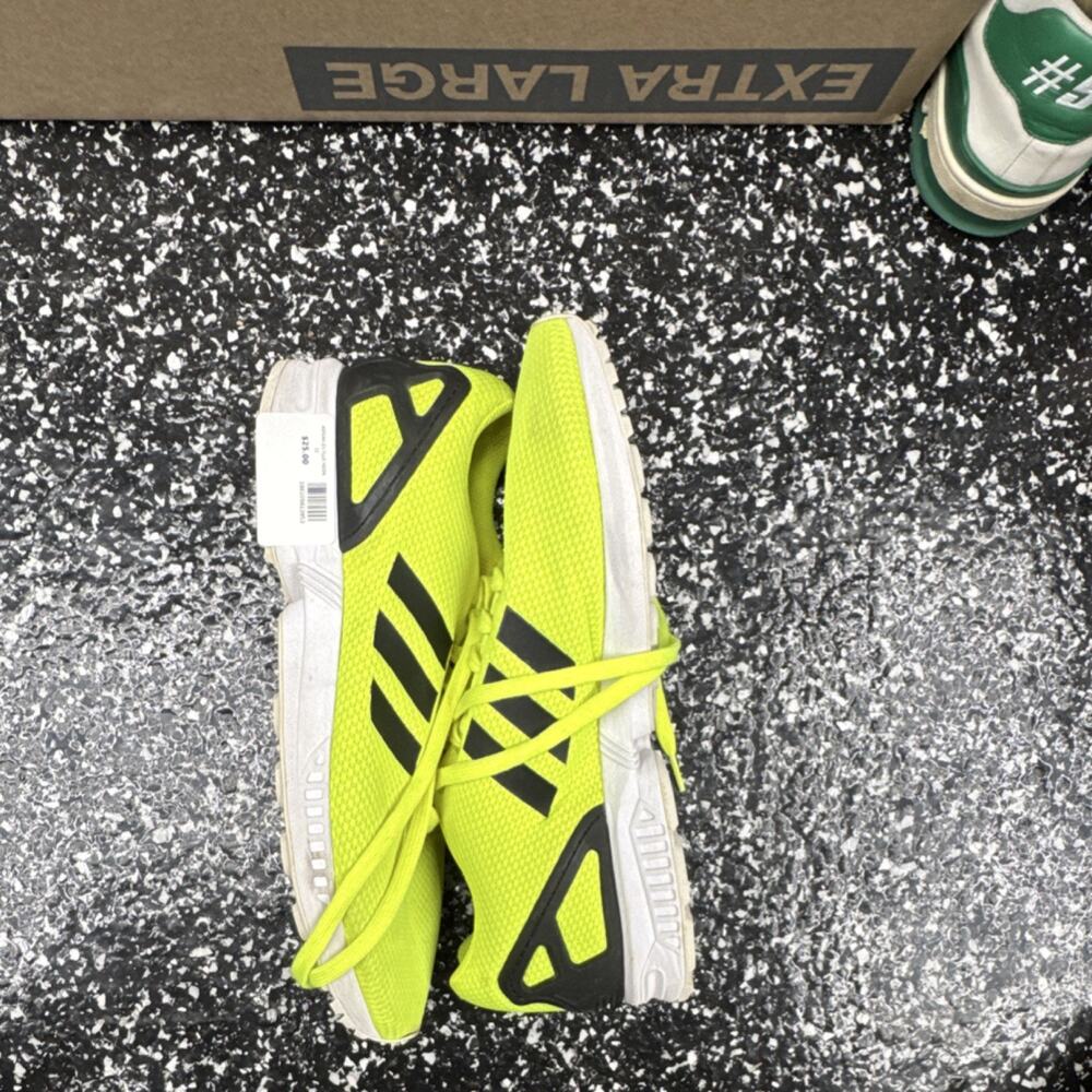 adidas Yellow Black White Men's Athletic Sneakers SHW 905001